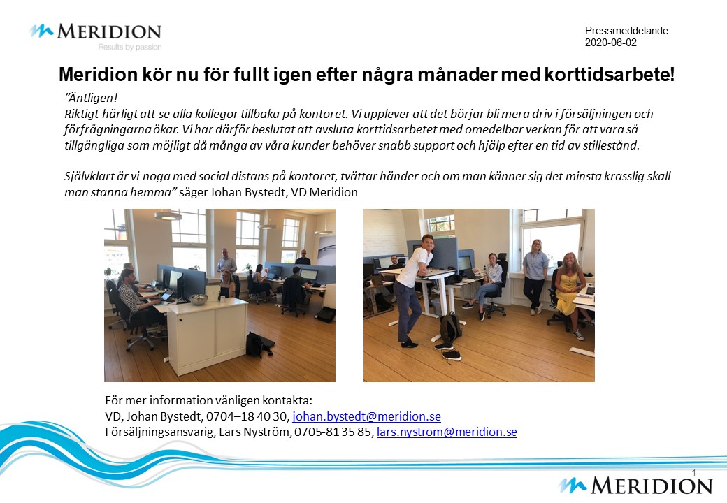 Meridion is now running at full speed again!-thumb